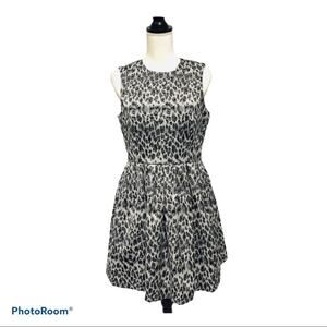 Taylor petite Leopard print sleeveless dress size 10P
